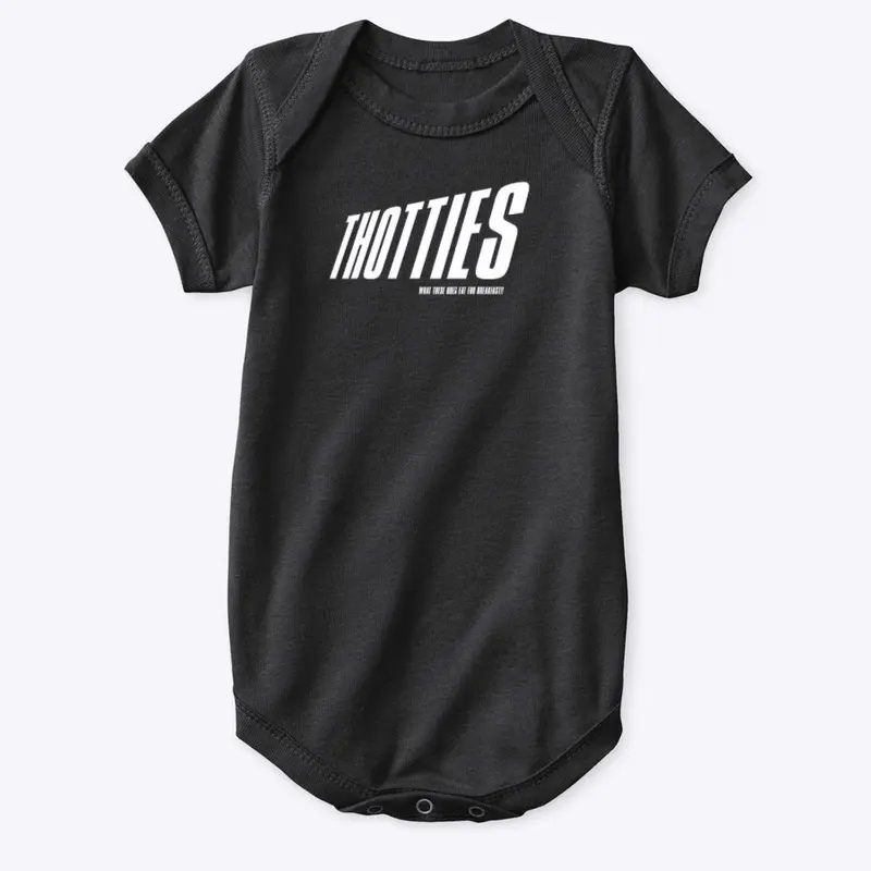 THOTTIES SHIRT (WHITE LETTERING)