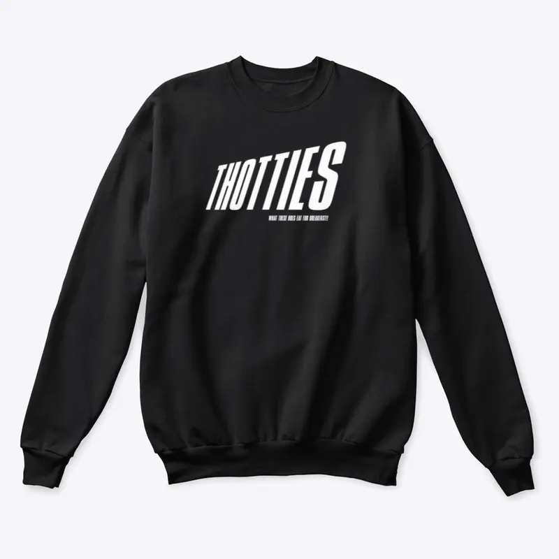 THOTTIES SHIRT (WHITE LETTERING)