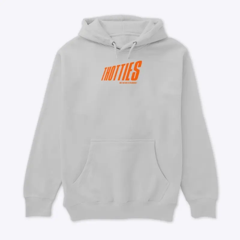 THOTTIES SHIRT (ORANGE LETTERING)